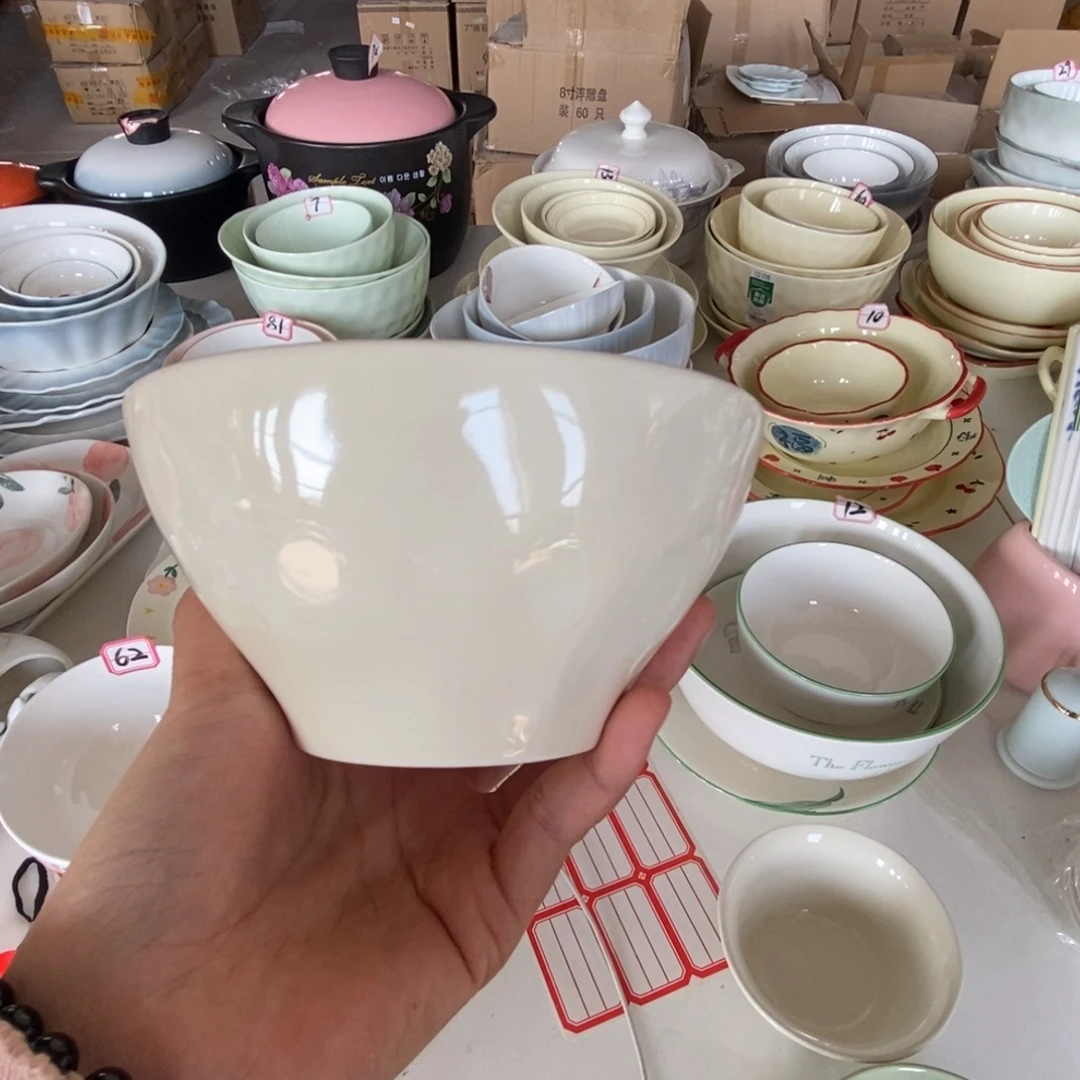 陶6个米饭碗 福利活动 不退不换