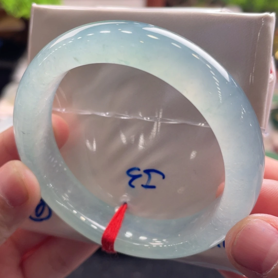 翡翠未镶嵌手镯30号