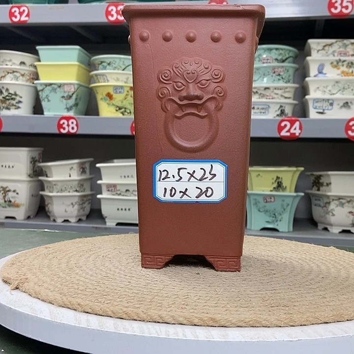 紫砂紫砂花盆0823