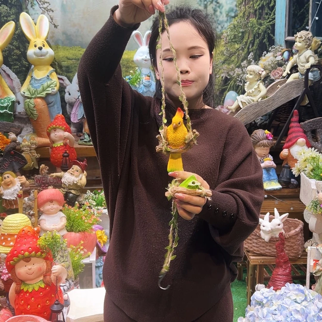 摆件花园摆件红红火火