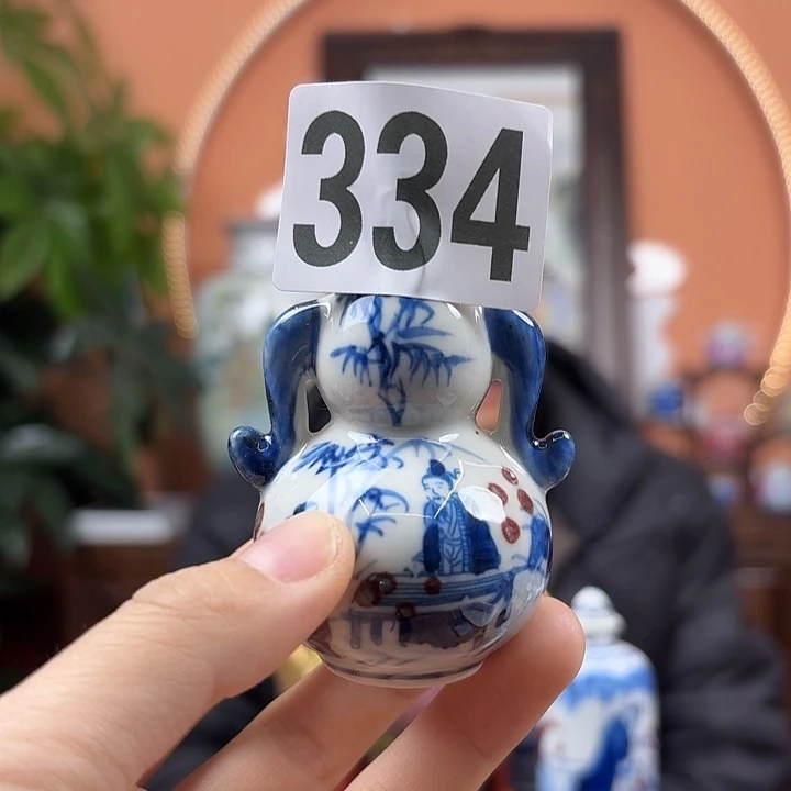 陶摆件景德镇陶瓷手工鼻烟壶