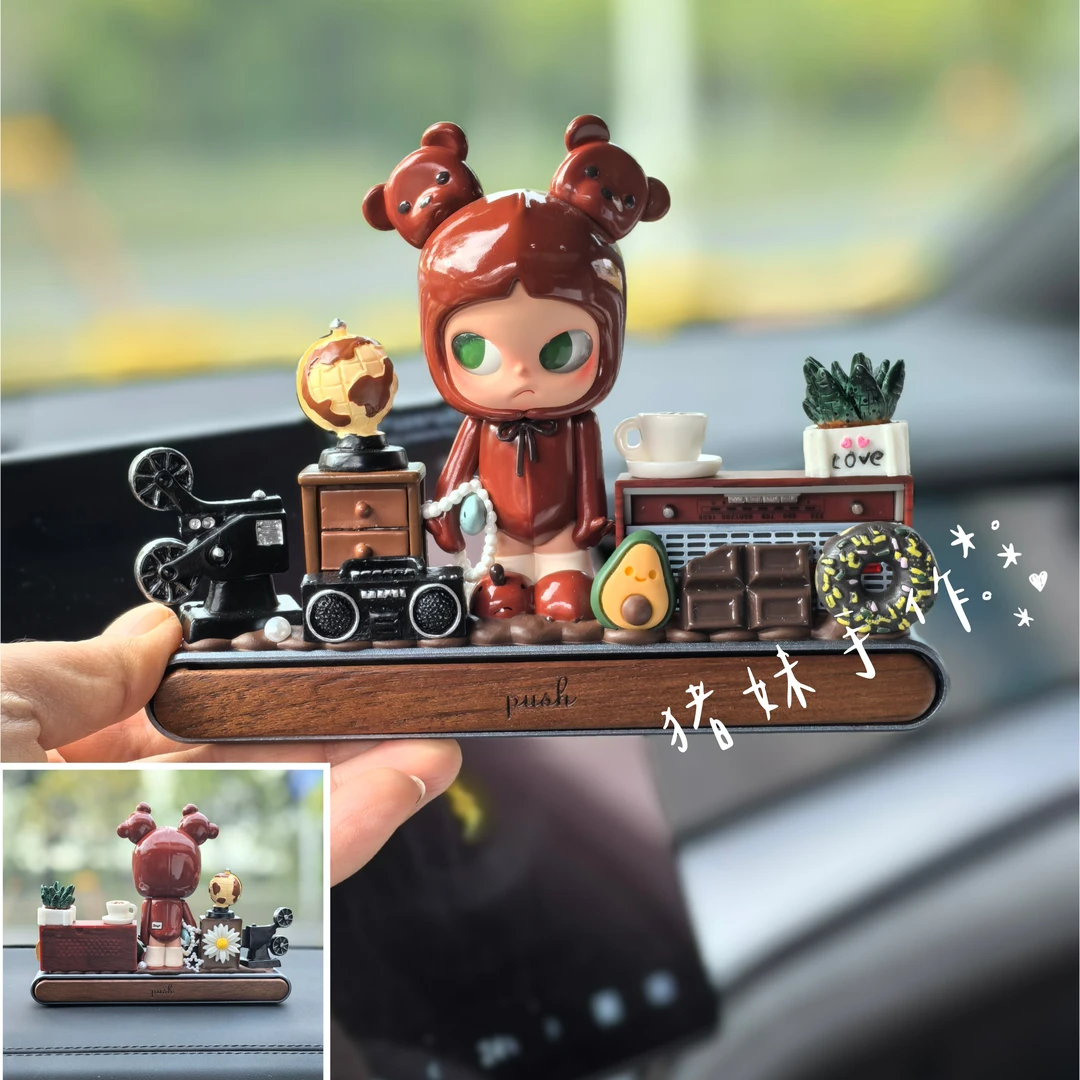 嗄子姐奶油胶手工停车号码牌高档摆件送女生礼物 可定制