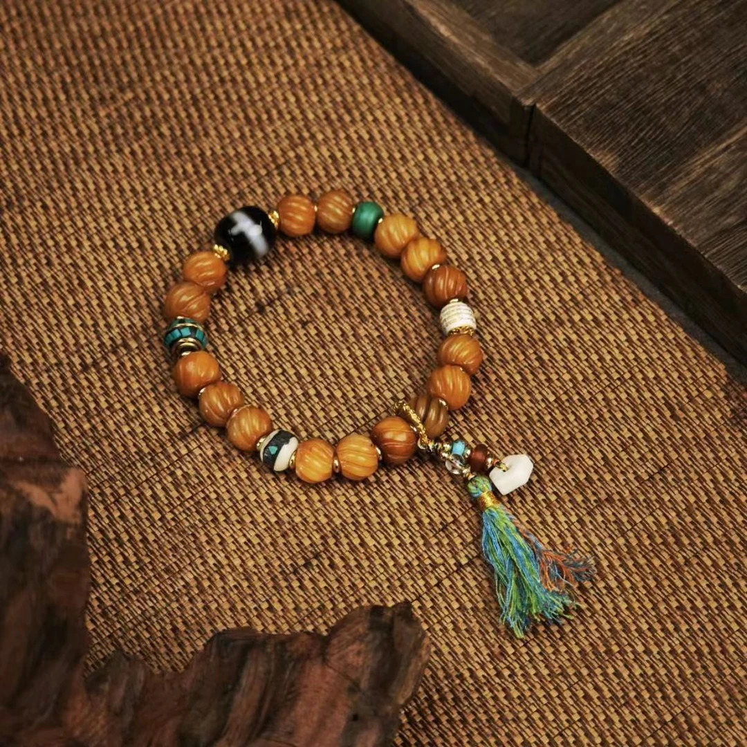 【普陀山欢喜】玛瑙DIY手串（发货多样性一件）G36336