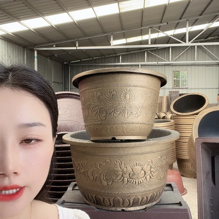 圆形60花盆2个无孔
