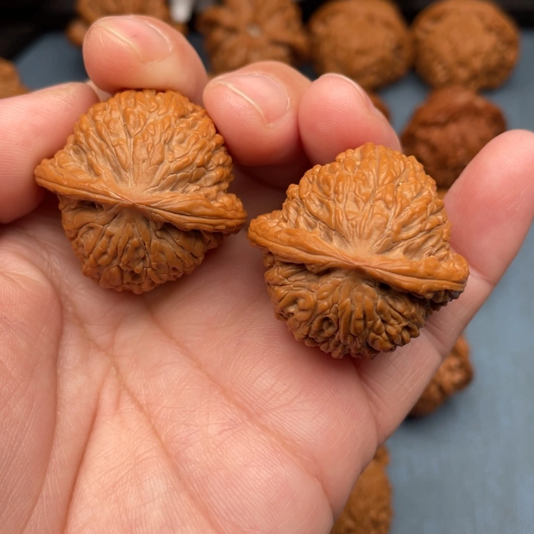 把件文玩核桃全品野生密纹35