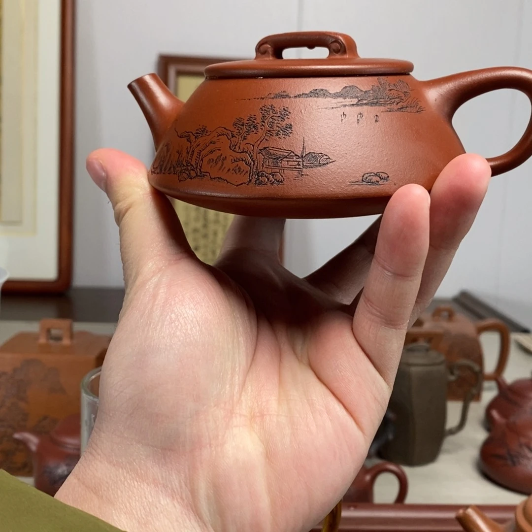 紫砂茶壶原矿泥料传统工艺制作