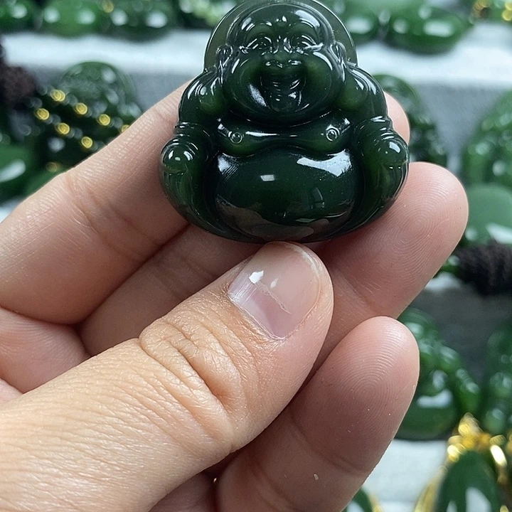 和田玉（碧玉）未镶嵌项链35