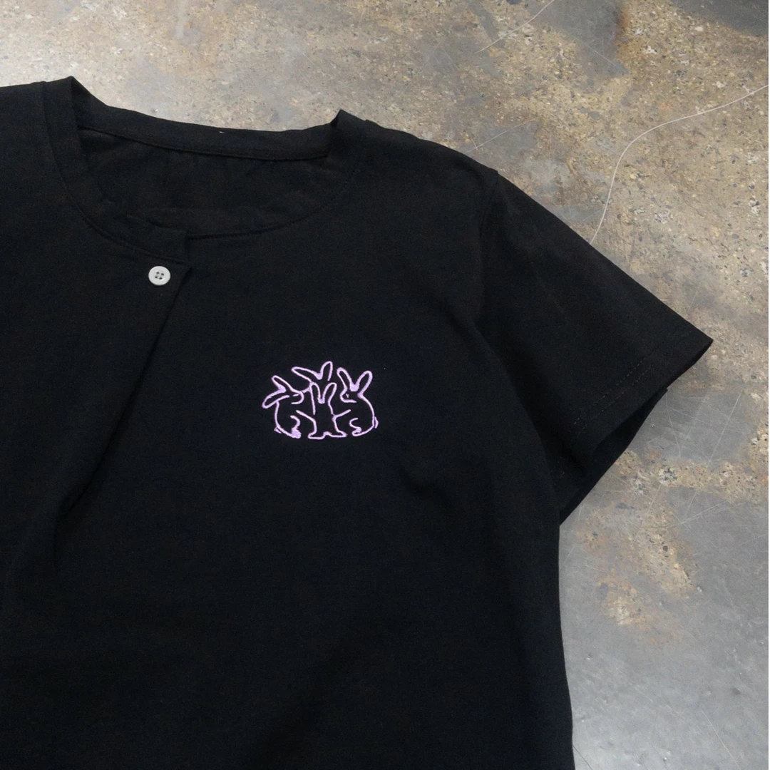 【T恤系列】小群兔 设计感时尚圆领短袖T恤soinku