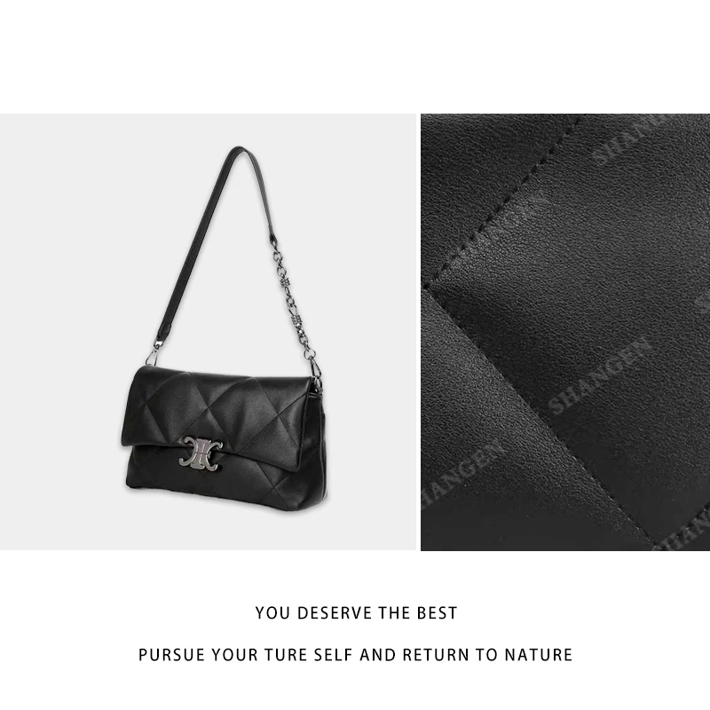 【尚恩CC】BF-66605-黑色-轻奢时尚百搭新款女包