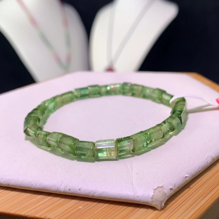 双色碧玺手链未镶嵌