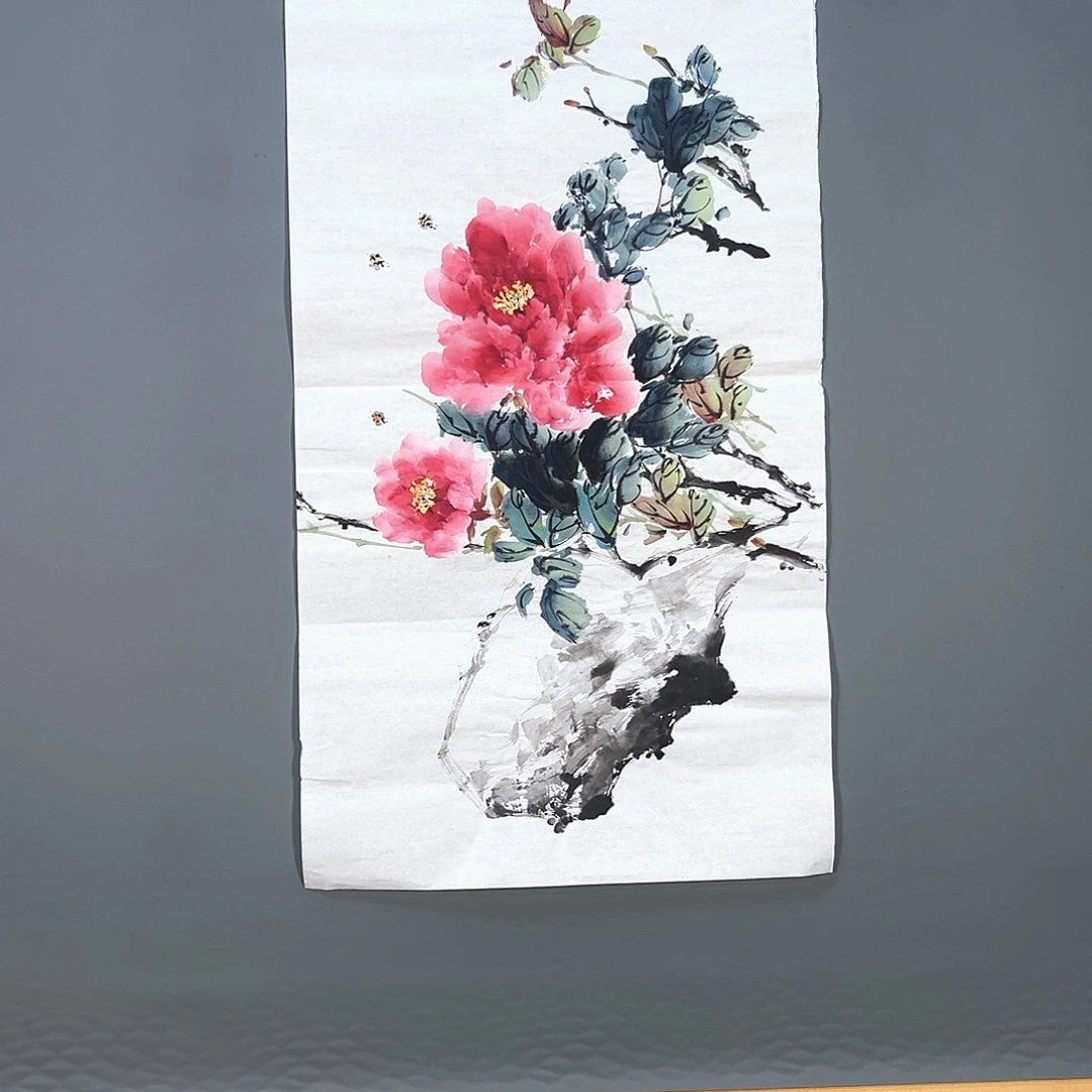 国画216 花鸟和蝴蝶都很漂亮