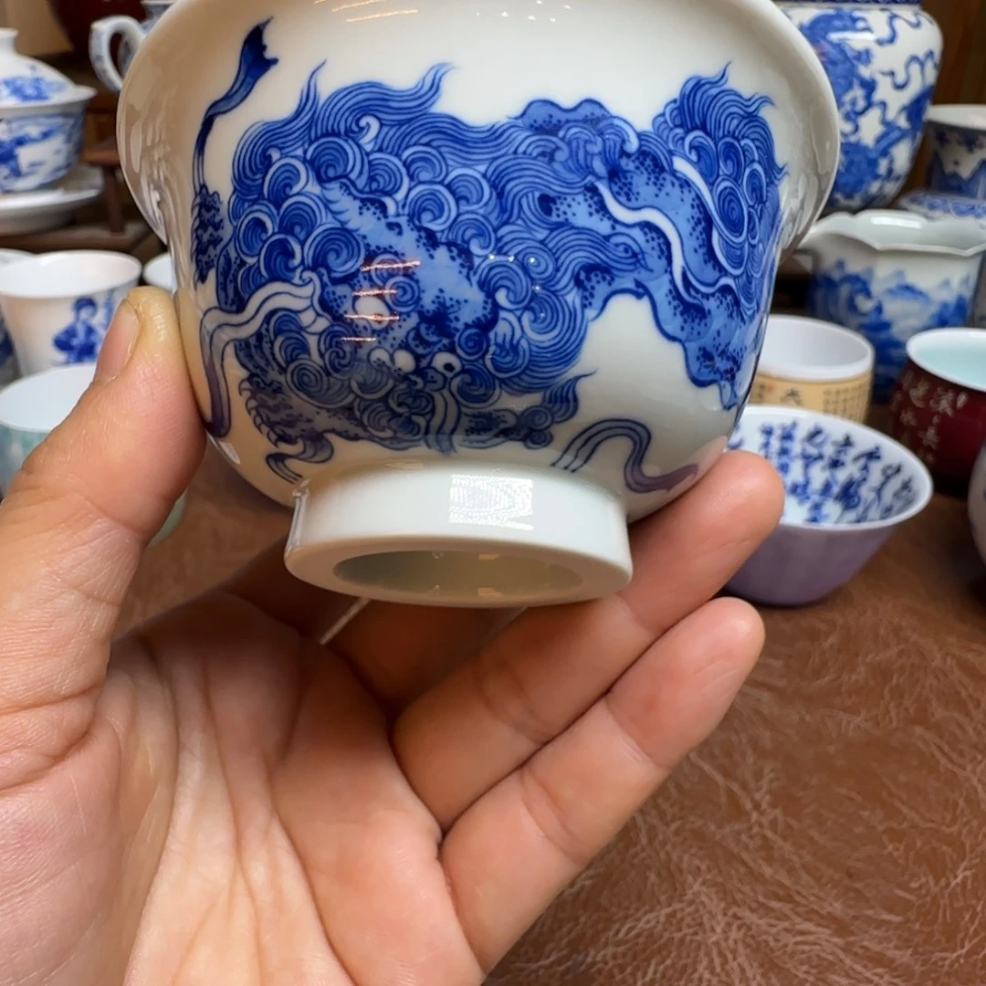 陶摆件今天晚上的月亮很圆