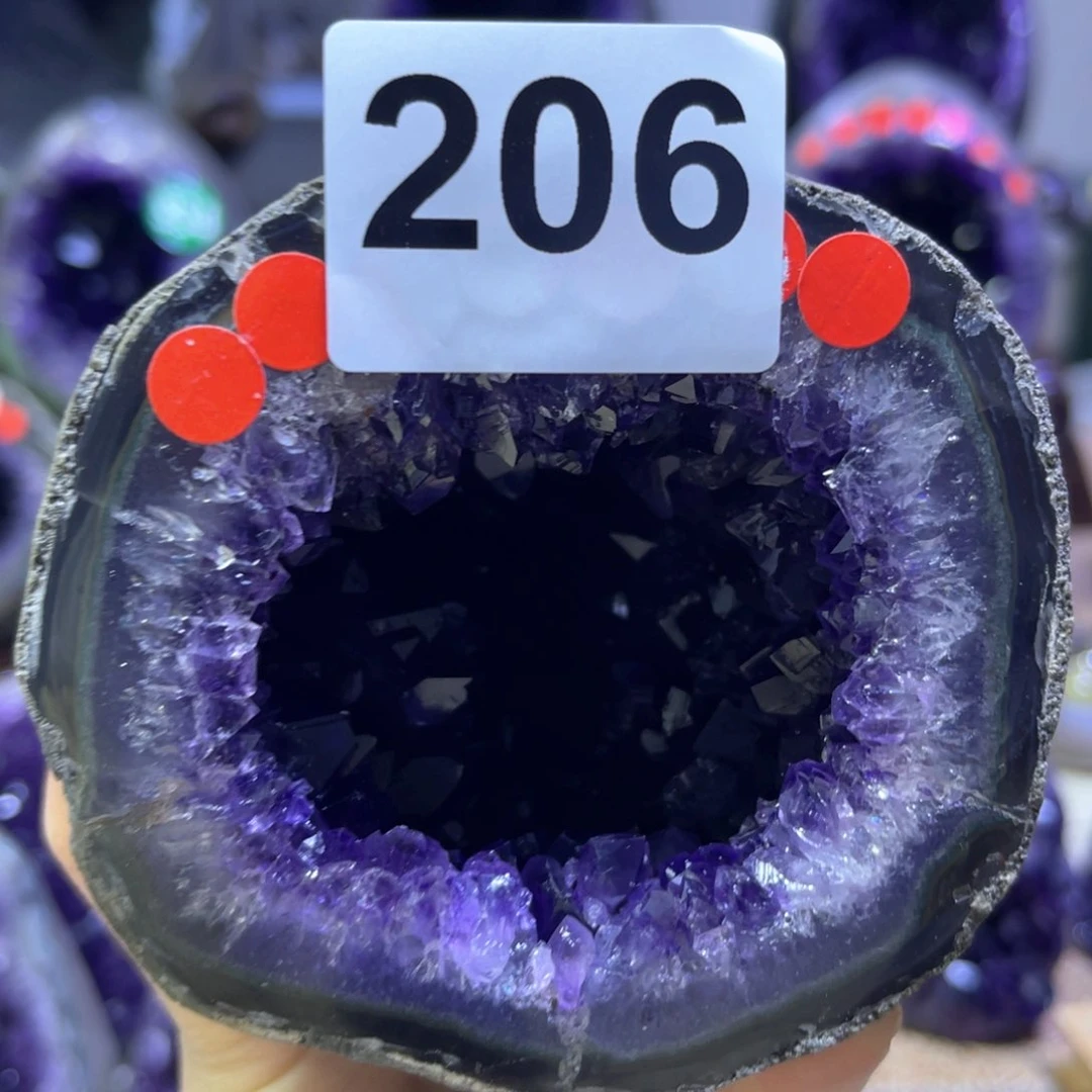 紫晶摆件未镶嵌紫水晶