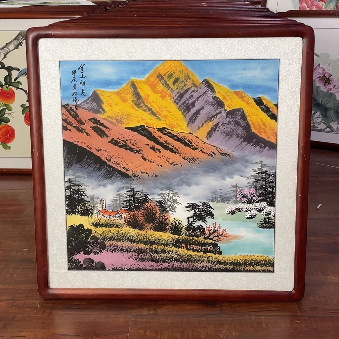 国画带框尺寸63*63厘米