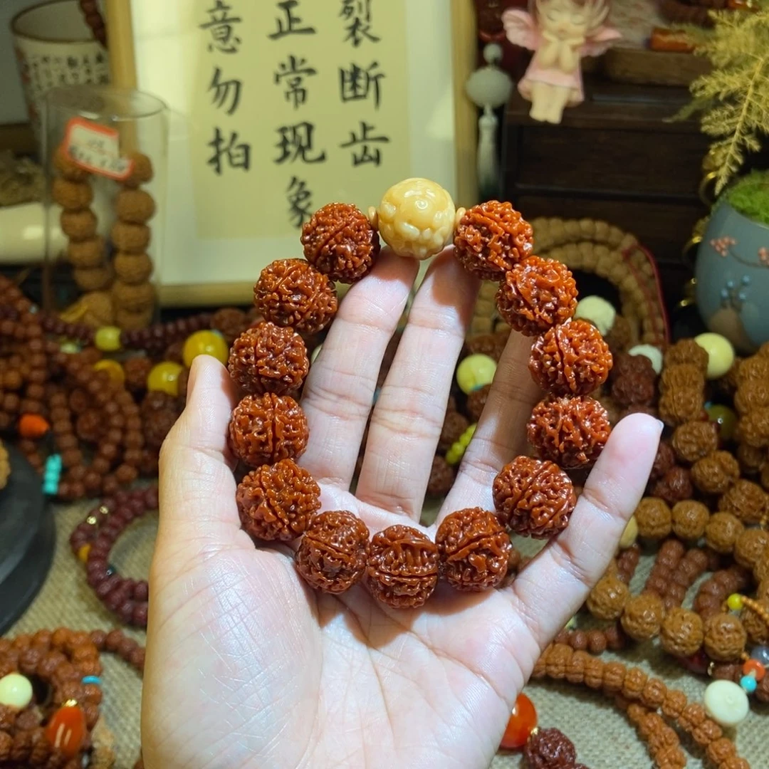 金刚菩提手串196玉化貔貅