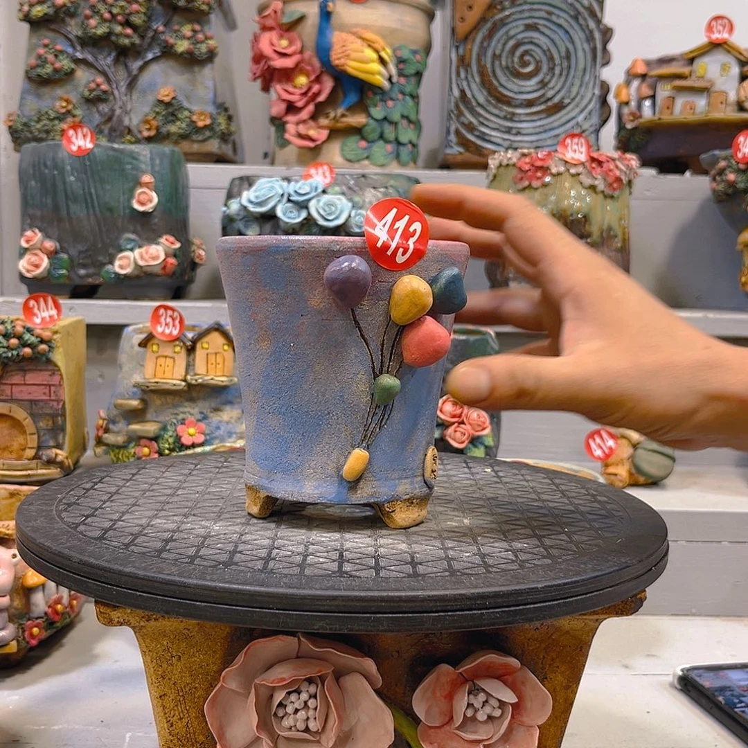 413 号陶然花器厂家直销