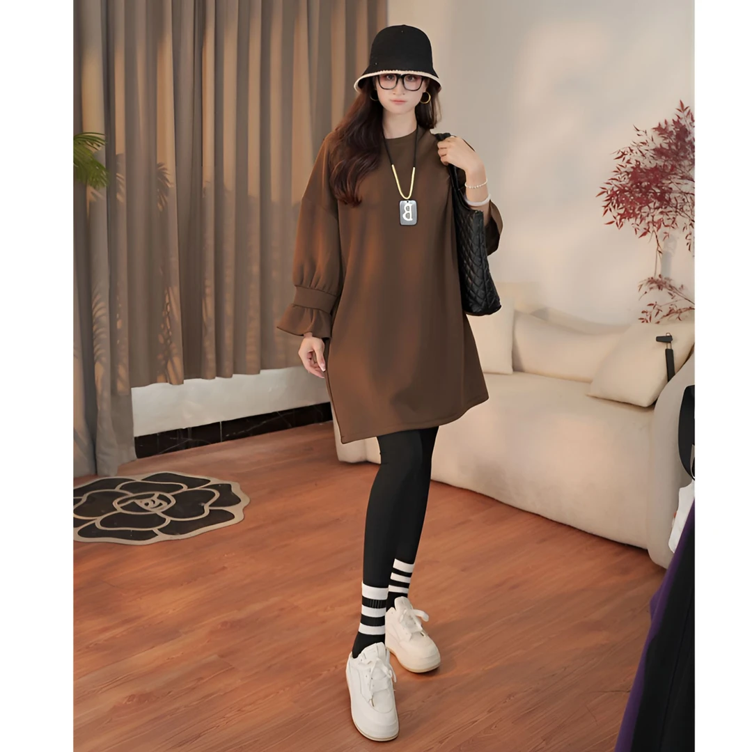 2025新款净版简约百搭连衣裙设计感250808