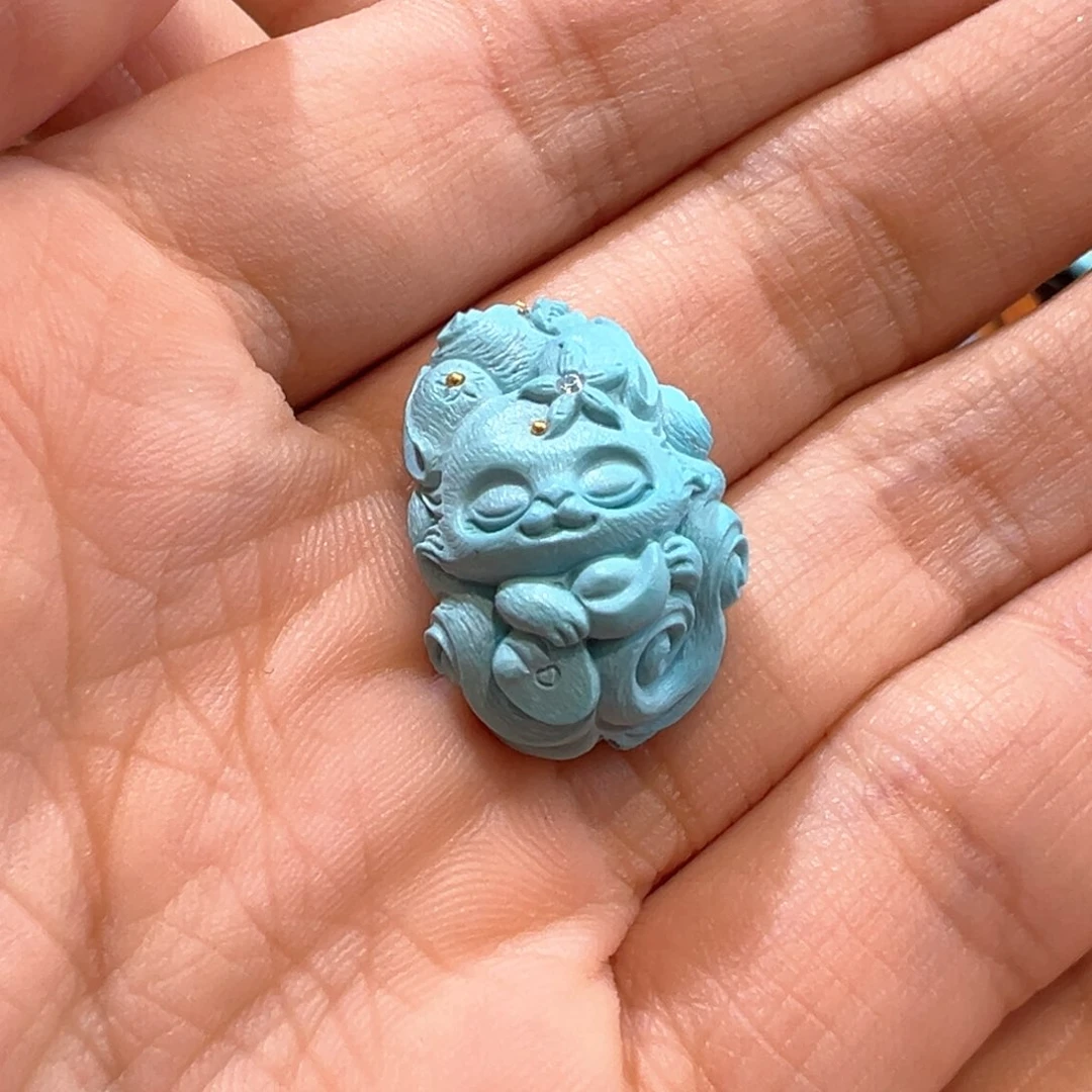 绿松石未镶嵌配件