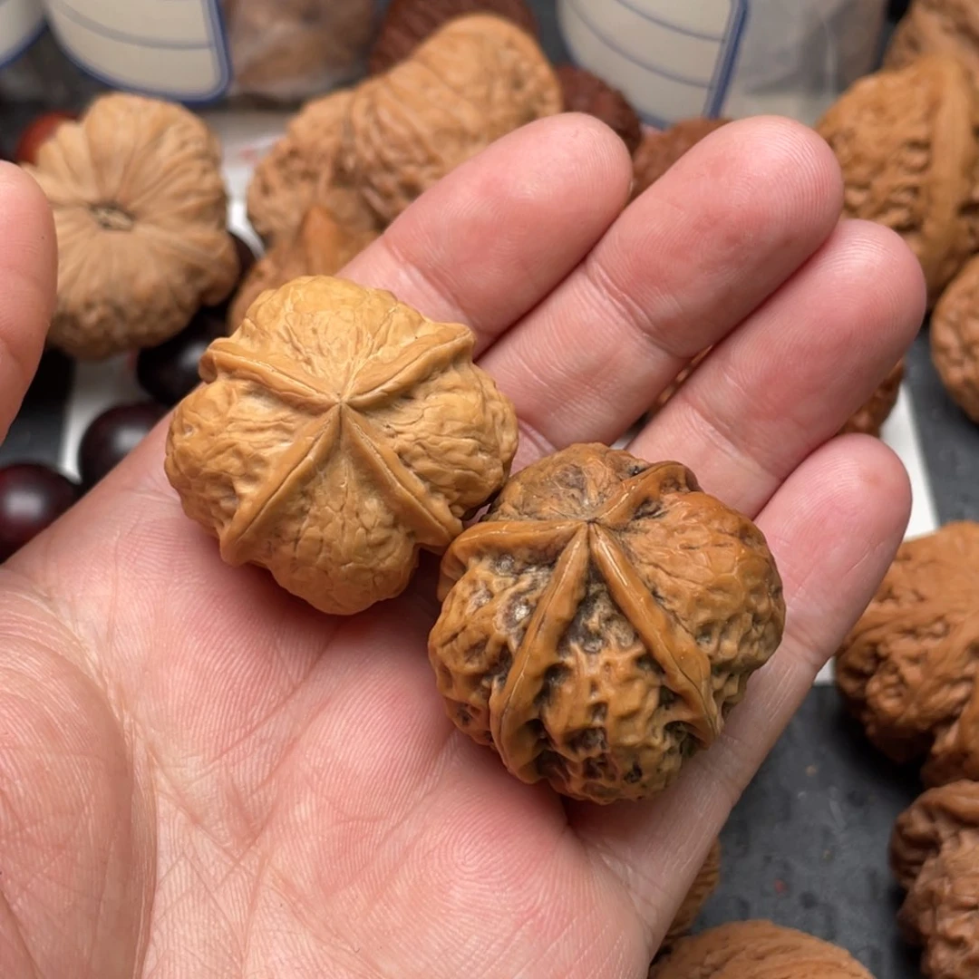 文玩核桃把件?***7四棱