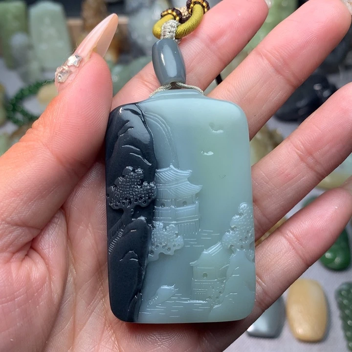 和田玉挂件未镶嵌