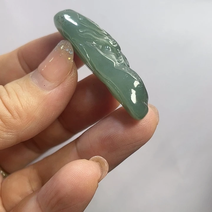 未镶嵌淡水珍珠颈饰老蓝水龙柱吊坠