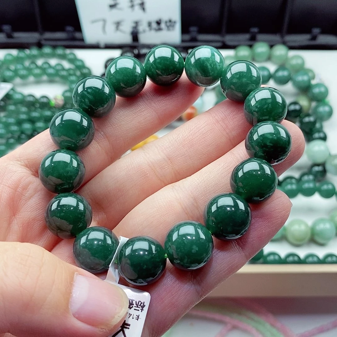 翡翠未镶嵌毛衣链