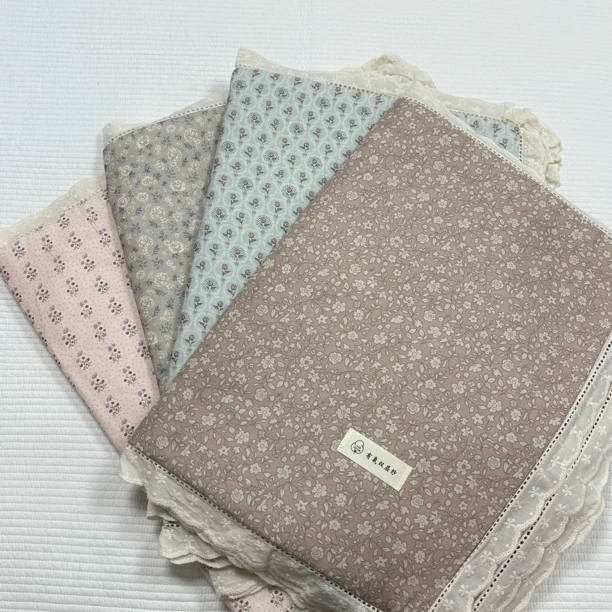 49732 田园风加厚棉纱枕套1对，全包款，四季通用尺寸：48×74cm