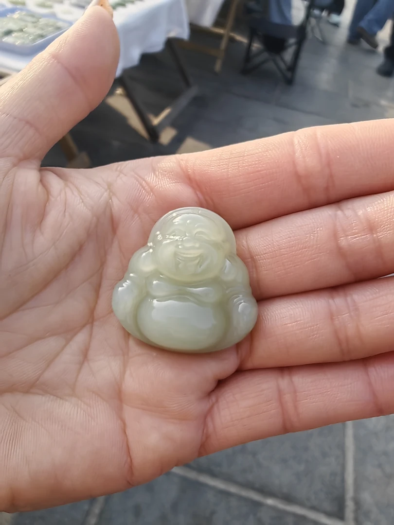 和田玉青海料佛公