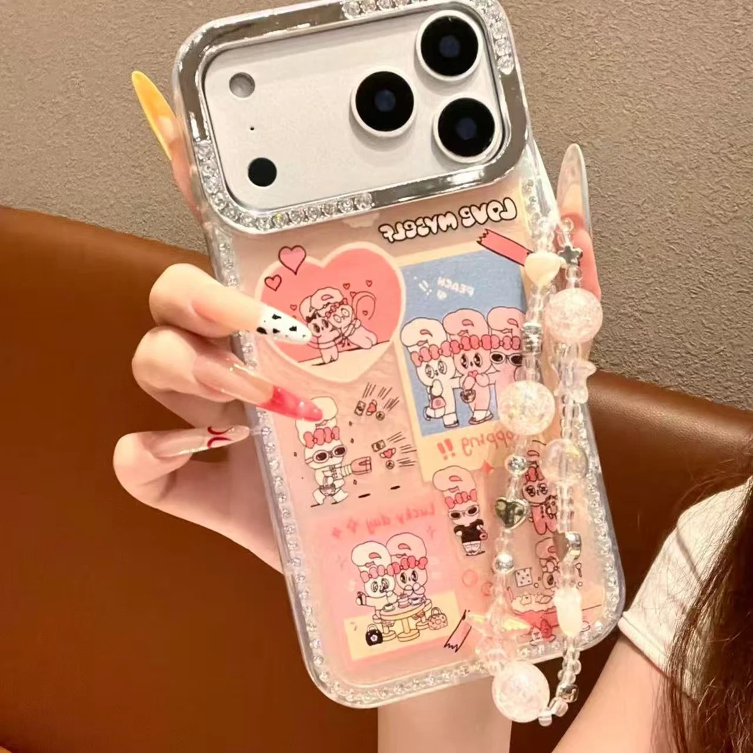 【自带相机保护按键】必爱诺图案手机壳适用于苹果17/16/15/保护壳