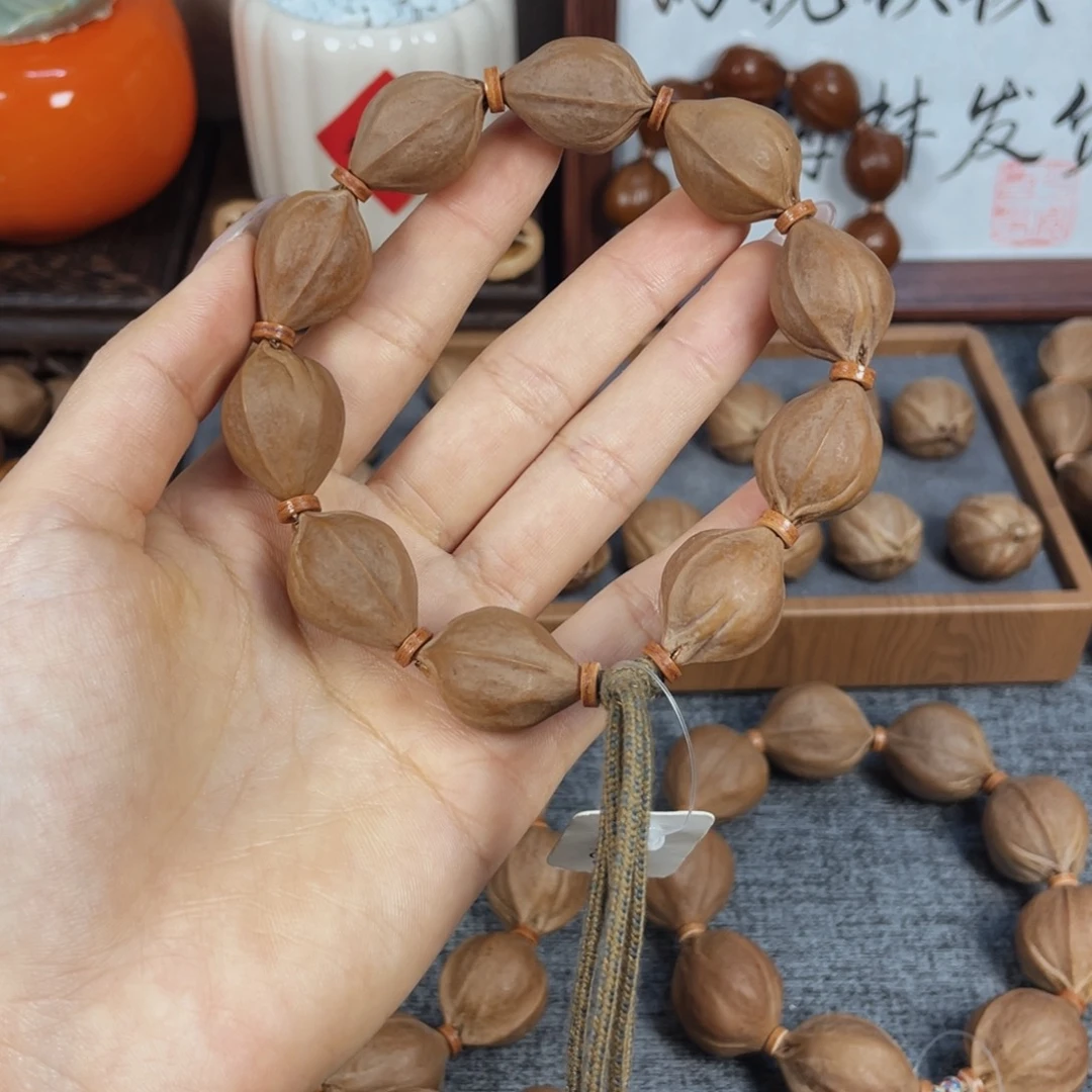 晓***龙手串橄榄核梅林铁核1623三面佛
