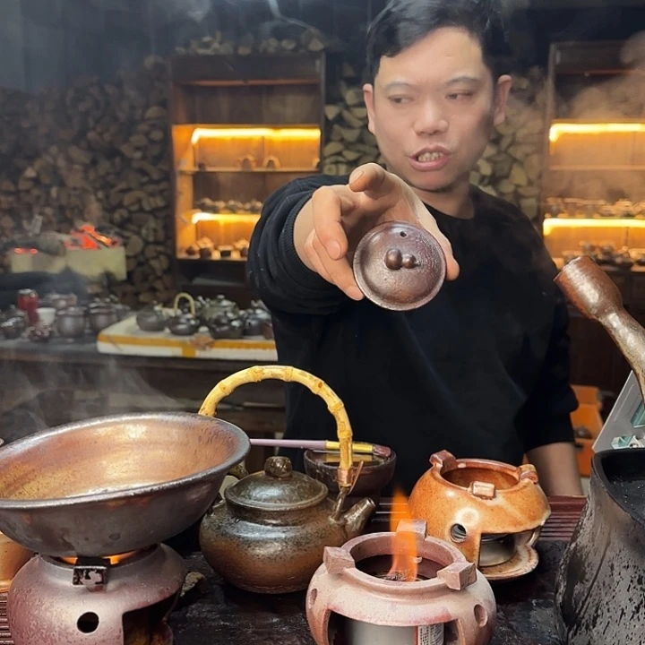 紫砂柴烧测吧精钟葫芦