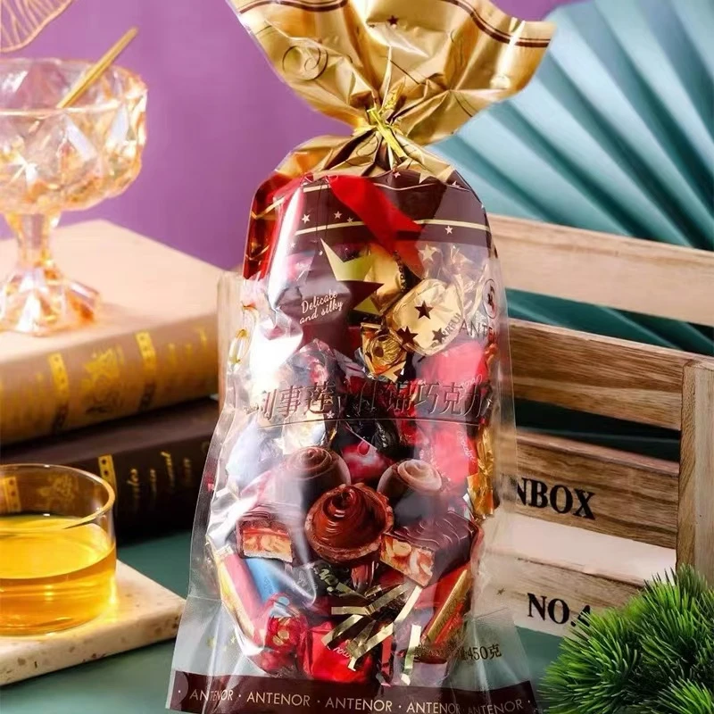 利是莲什锦巧克力袋装混合糖果休闲零食年货