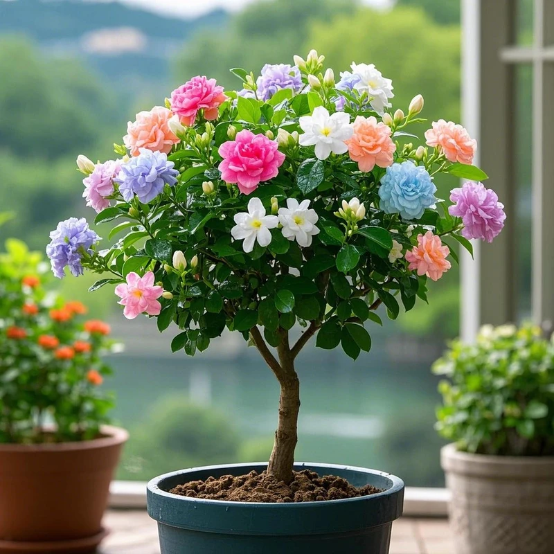 浓香型茉莉花苗盆栽九里香老桩驱蚊水培栀子花卉绿植物室内四季开