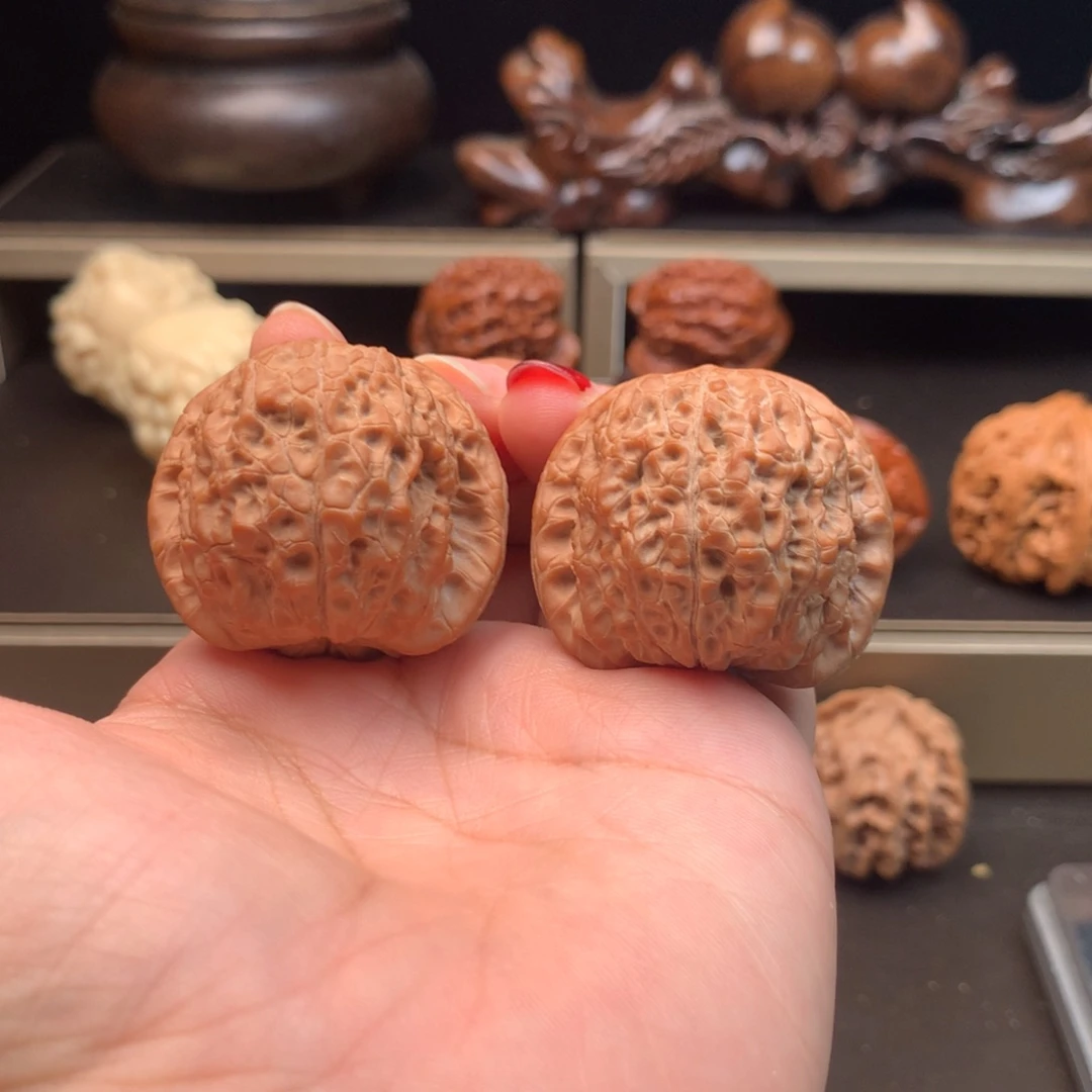 吊坠文玩核桃自*血麒麟