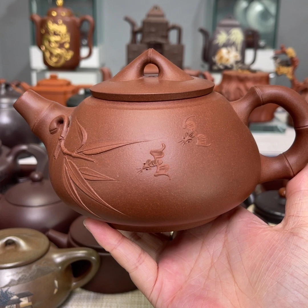 五***色紫砂茶壶高货放漏
