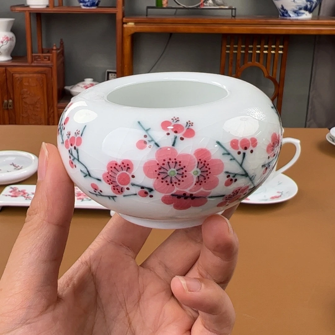 柴窑 红梅笔添，微瑕开片