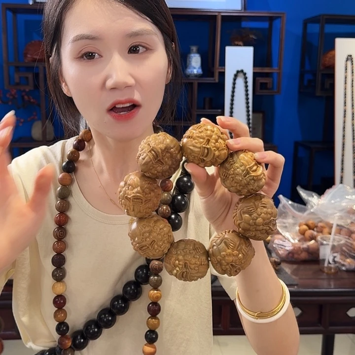 维腊木（绿檀）其他5.0貔貅单圈八方招财