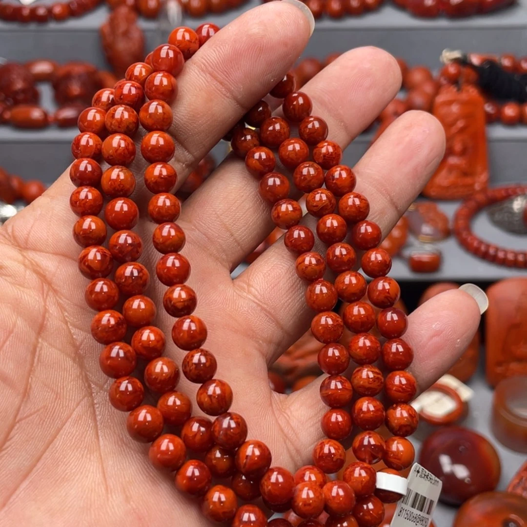 南红玛瑙未镶嵌珠宝奇石多圈6➕