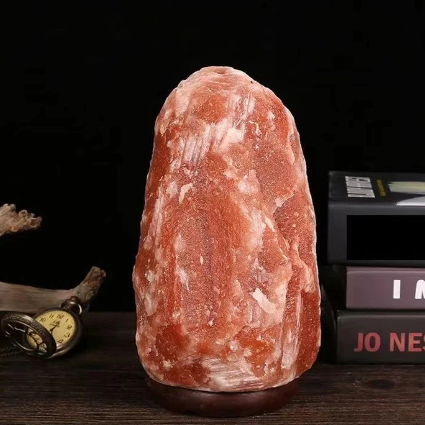 {一物一拍2号链接}精选水晶玫瑰粉进口喜马拉雅盐灯氛围装饰灯