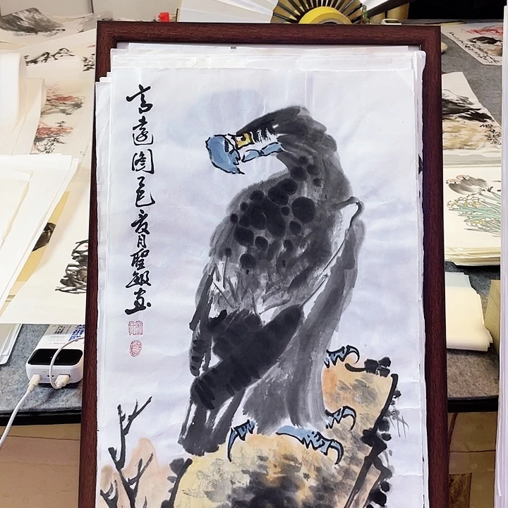国画张圣敏先生纯手绘作品