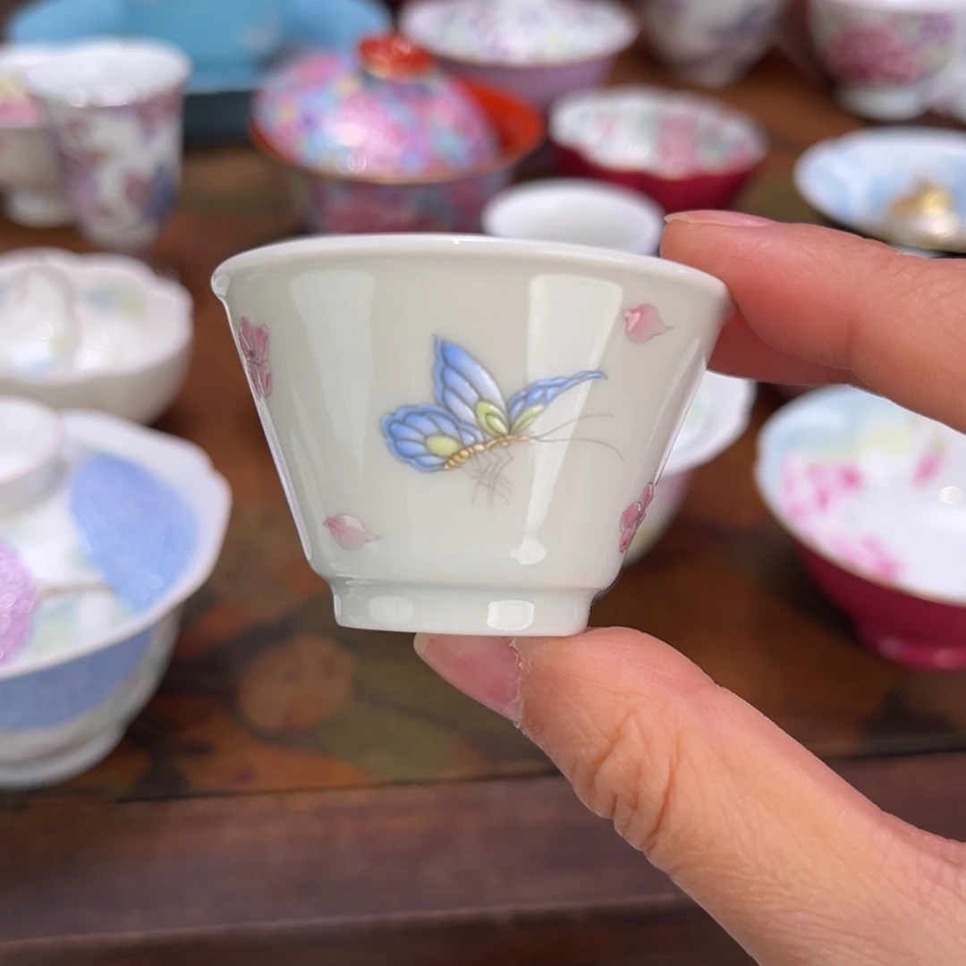 景德镇纯手绘陶瓷茶具