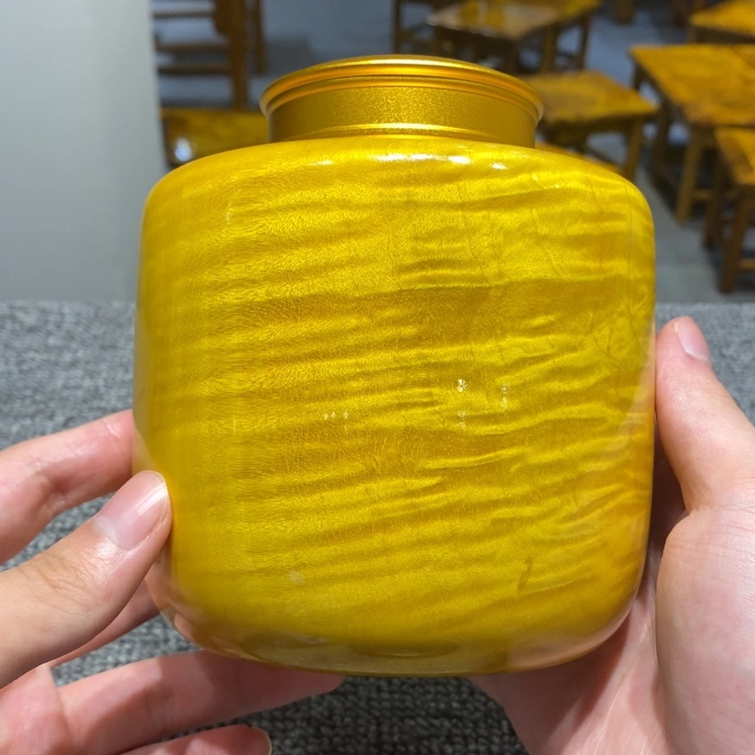 金丝楠茶叶罐14*12