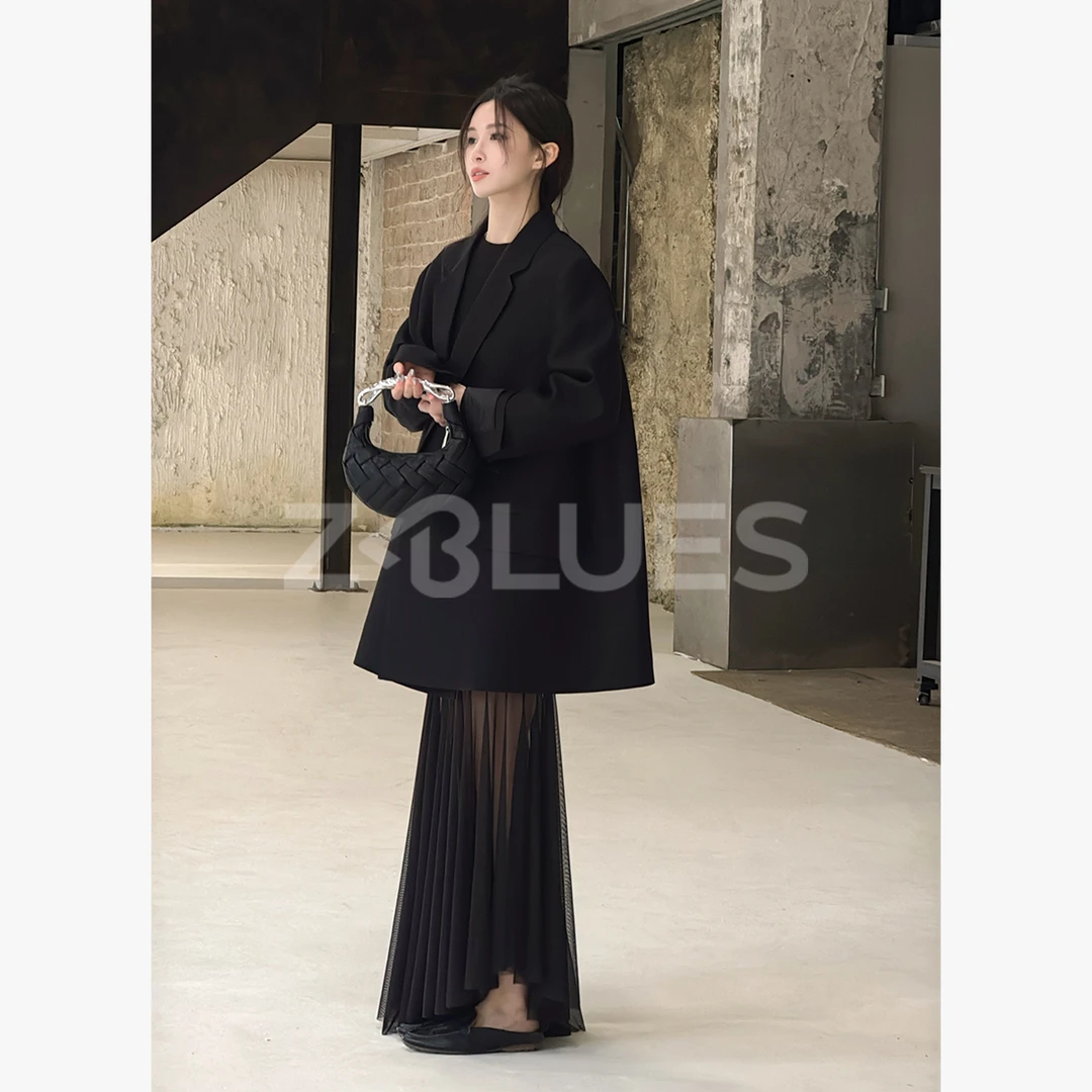 Z.blues【朦胧T】柔软无压松弛长袖打底T恤YZQSH8341