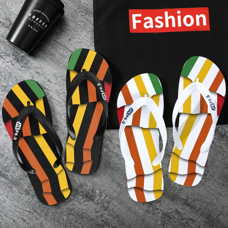 夏季爆款防滑耐磨人字拖时尚韩系百搭软底个性舒适休闲沙滩鞋男女