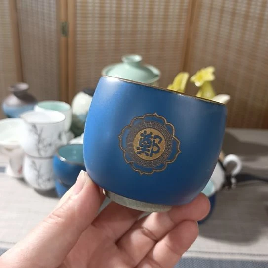 陶瓷盖碗茶杯茶叶罐主人杯