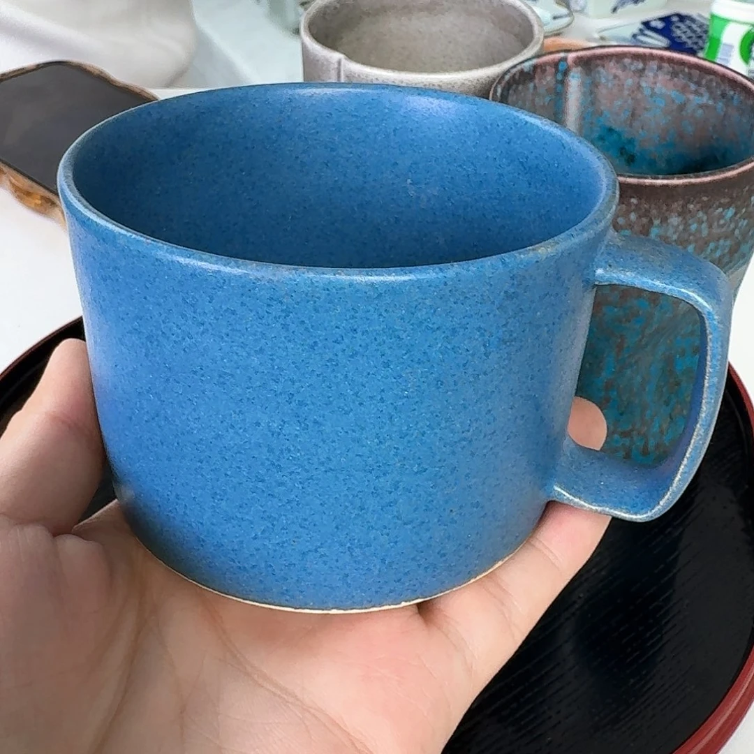 瓷片清水烧设计师款马克杯