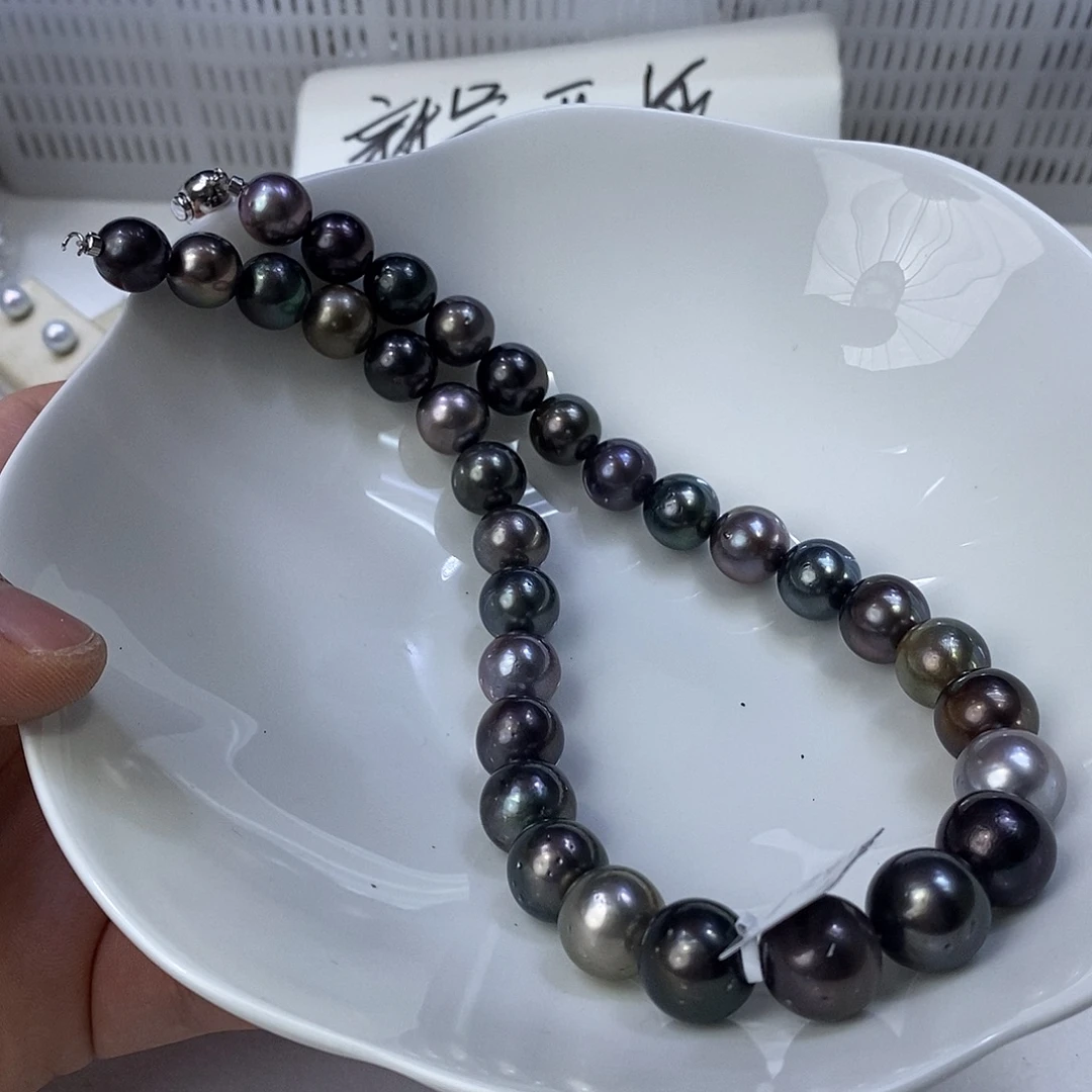 海水珍珠颈饰银S925镶嵌