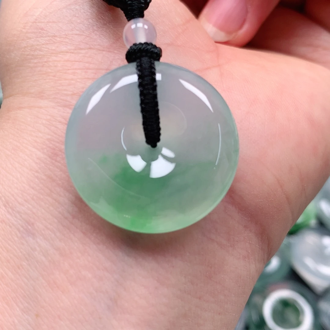 颈饰未镶嵌翡翠天然翡翠