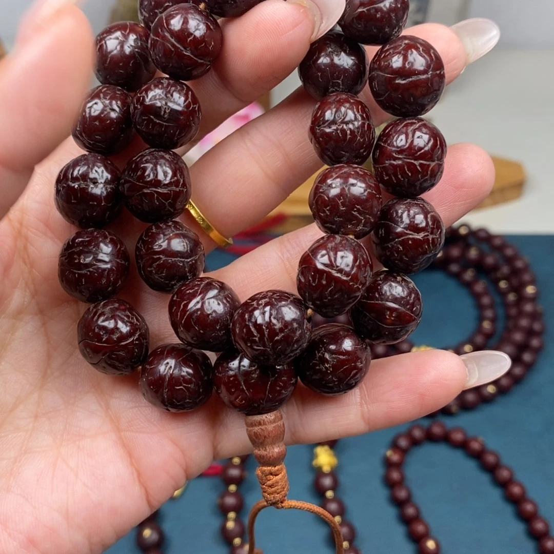 凤眼菩提手串手持14素