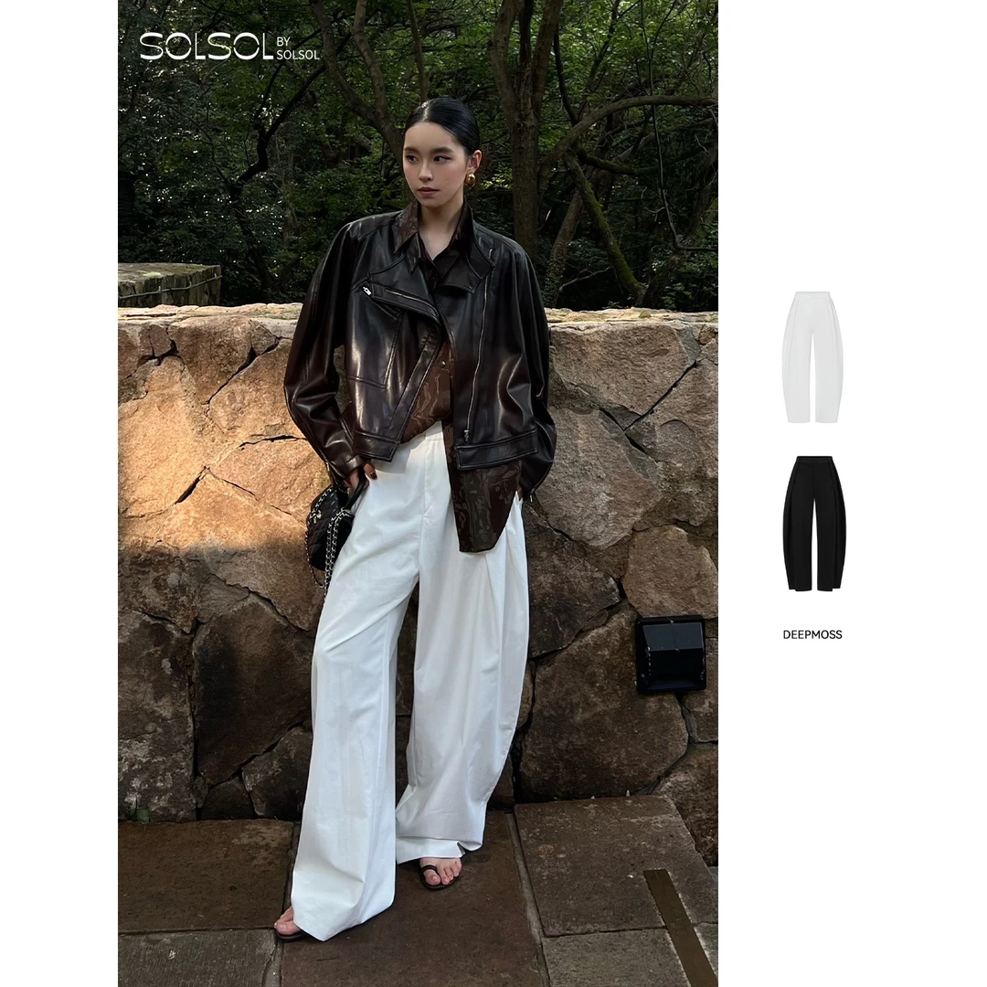 DEEPMOSS 设计师品牌 25早秋新品 层次叠褶香蕉裤 SOLSOL买手店